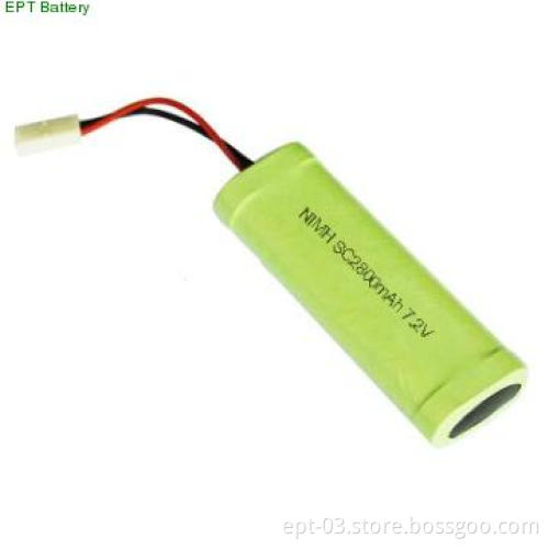 EPT 7.2V SC Rechargeable NIMH battery for RC toys
